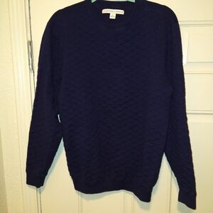 Holderness & Bourne The Ward Sweater Navy Blue Tailored Fit Sweater Men's sz Med